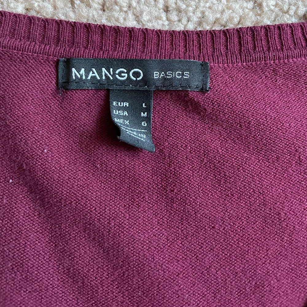 Mango V-Neck Sweater - Picture 3 of 5